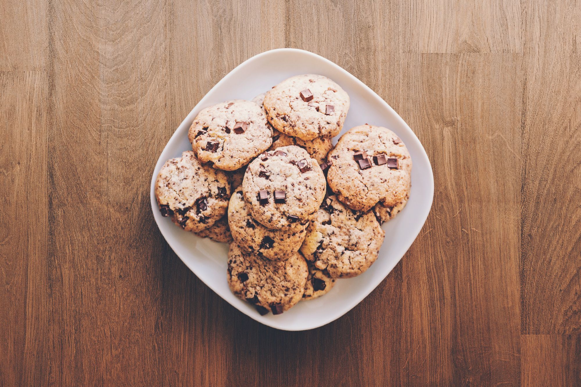 Plate of cookies for learning how to study