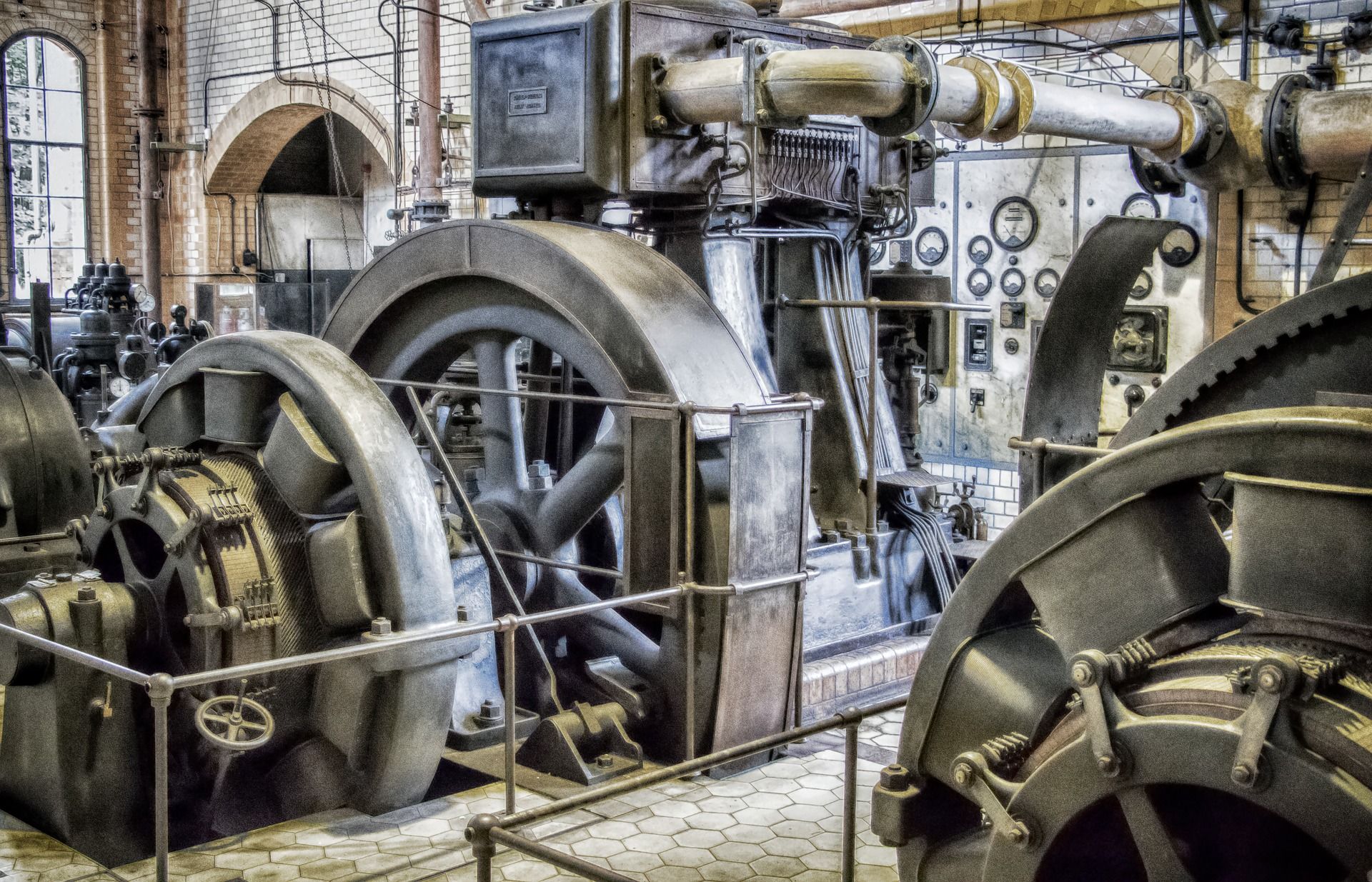 Machine in a factory