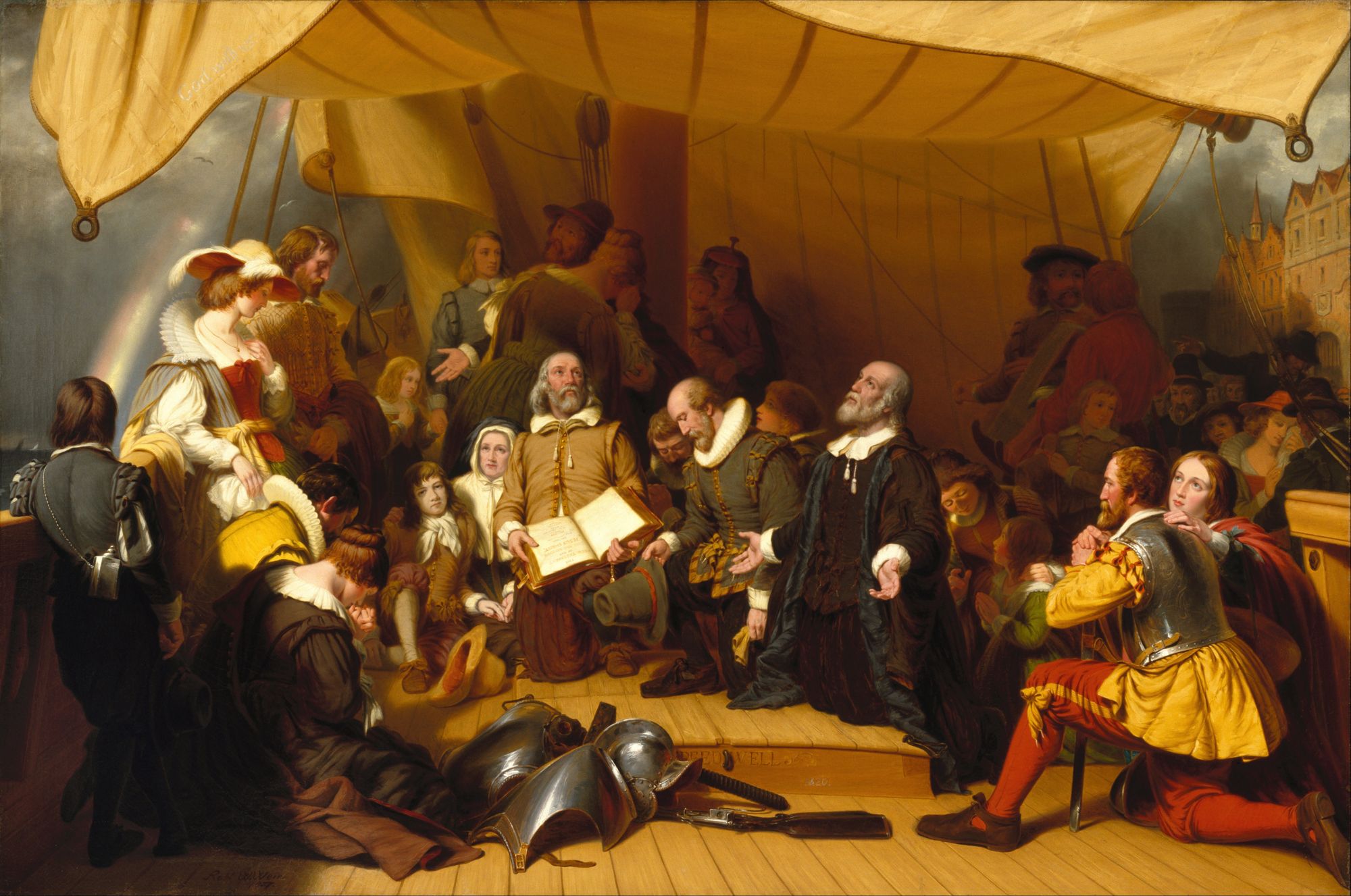 US History myths: puritans in a tent