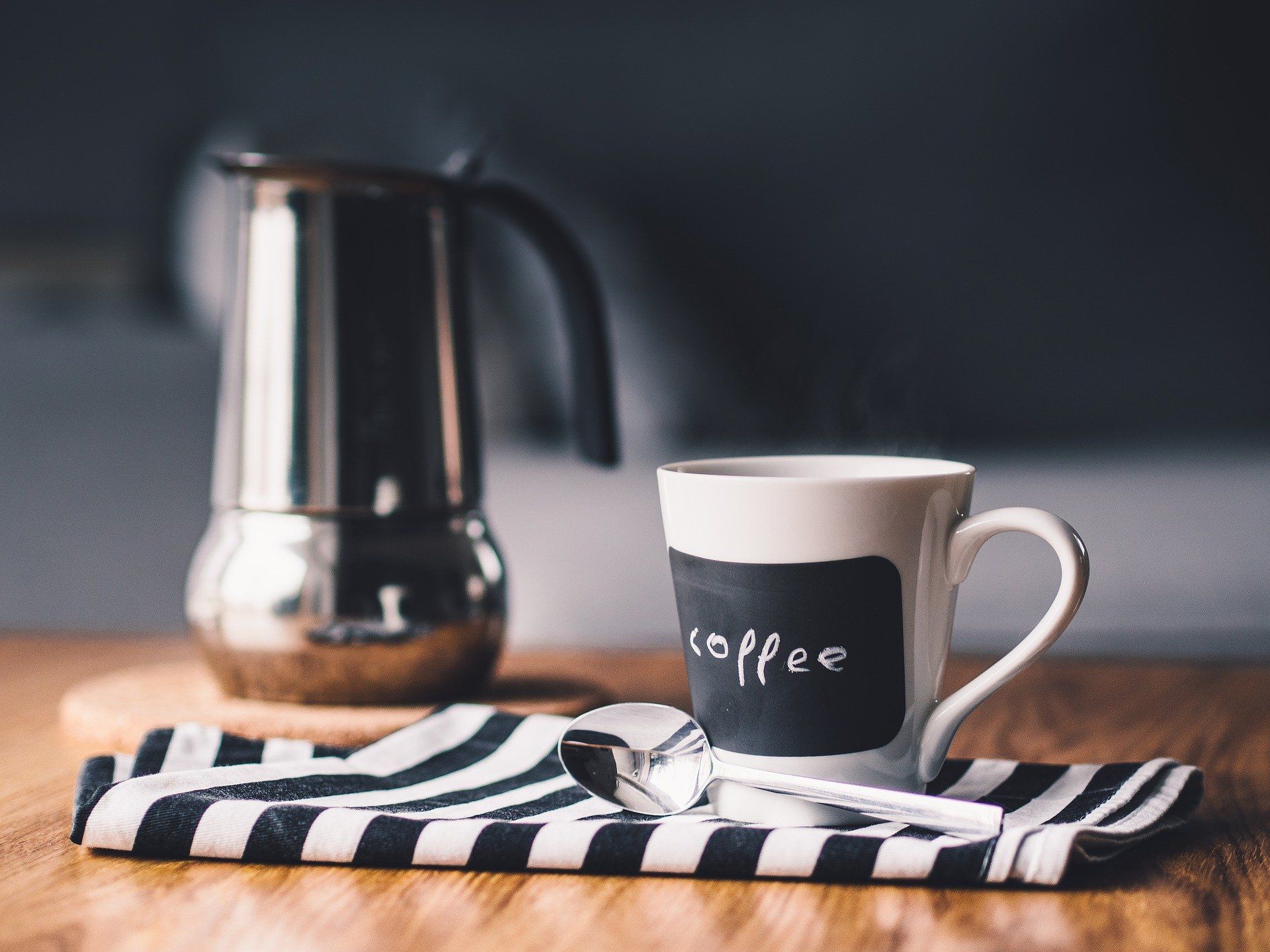 Coffee canister and mug