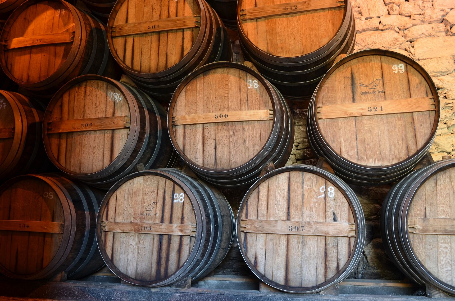 Wine barrels; WSET level 3 exam