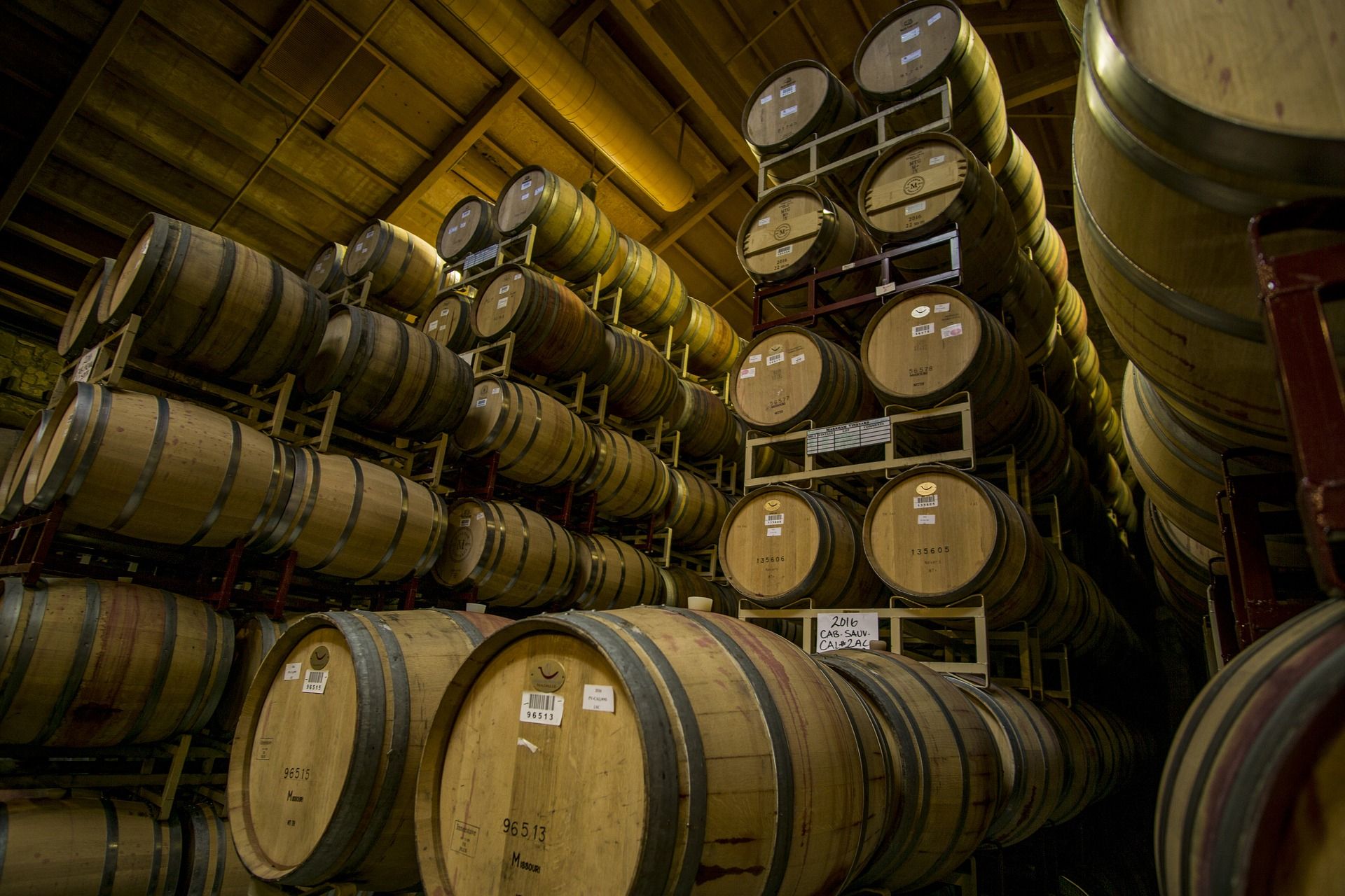 Wine barrells