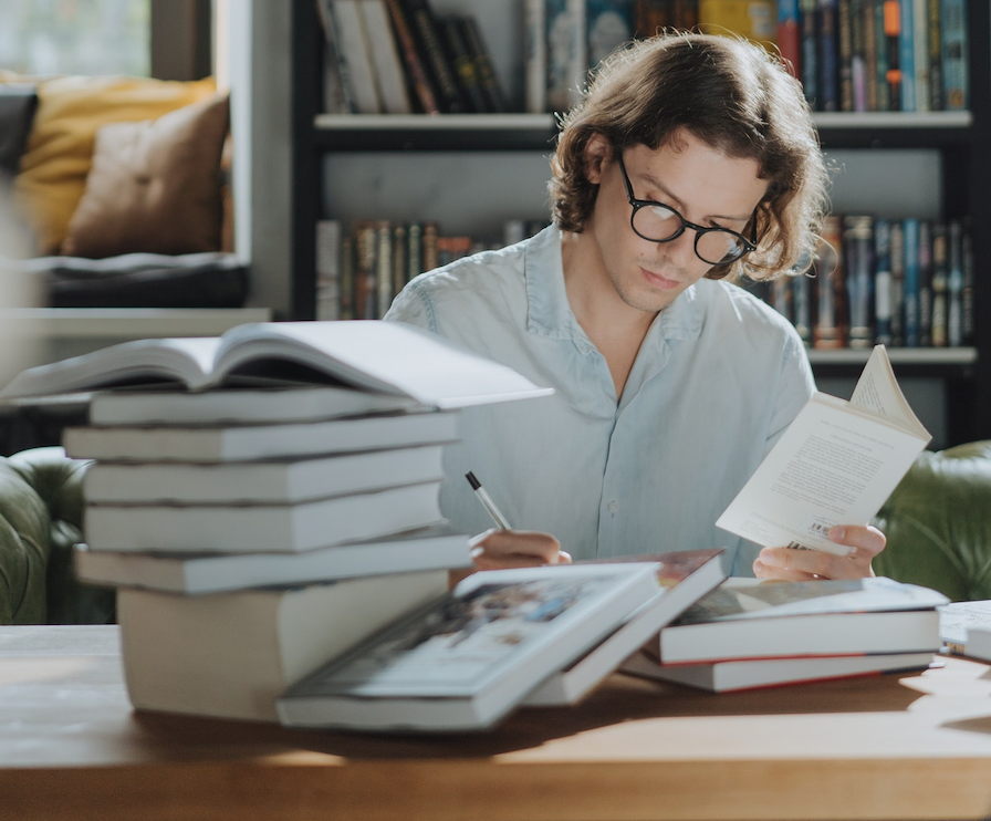 Man studying for the NCLEX with a study plan