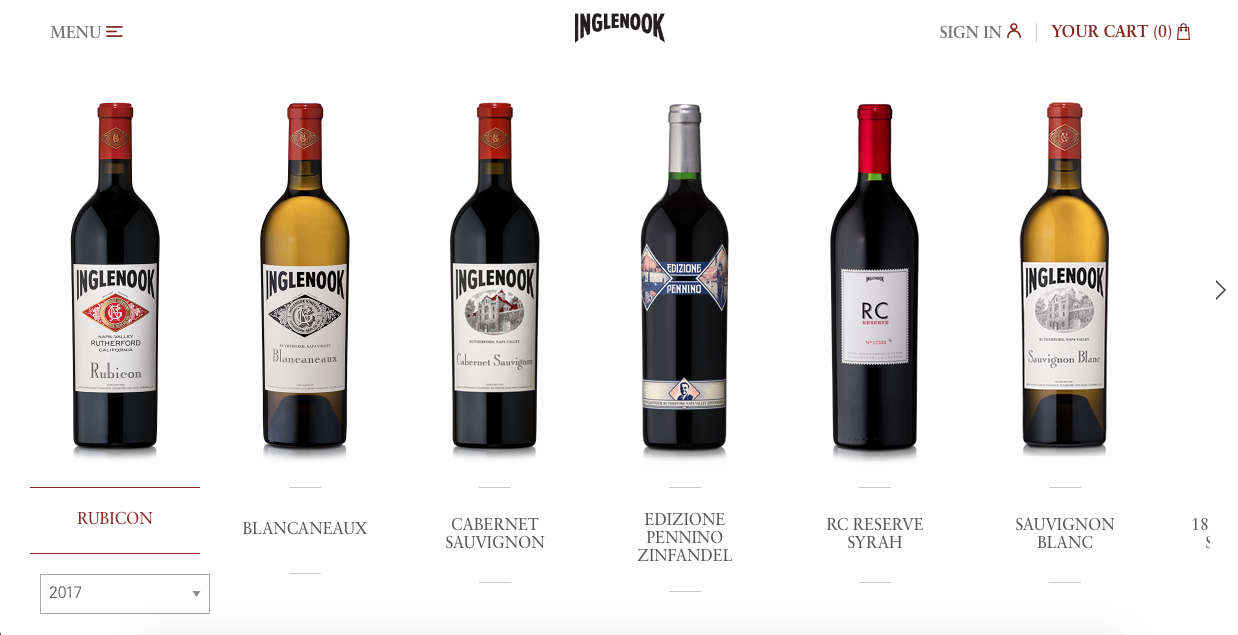 Buy wine online from Inglenook