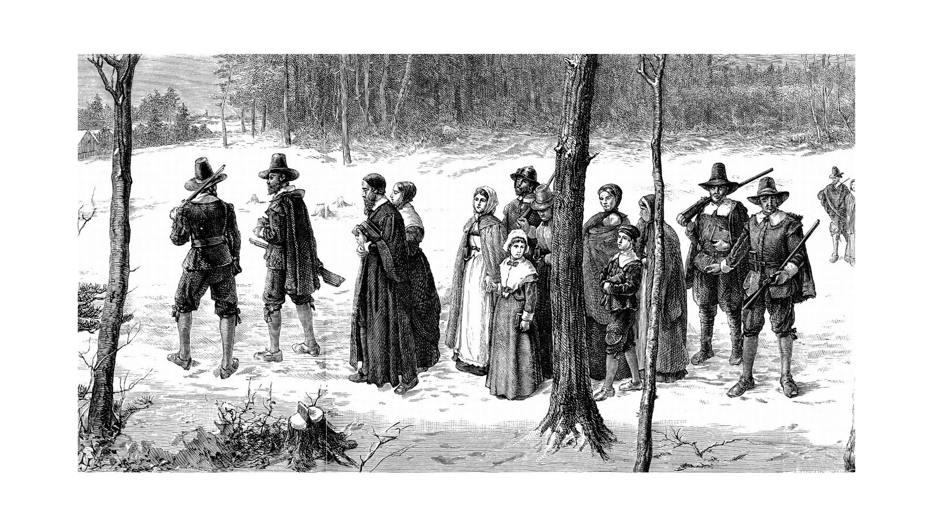 US History myths: puritans in a tent