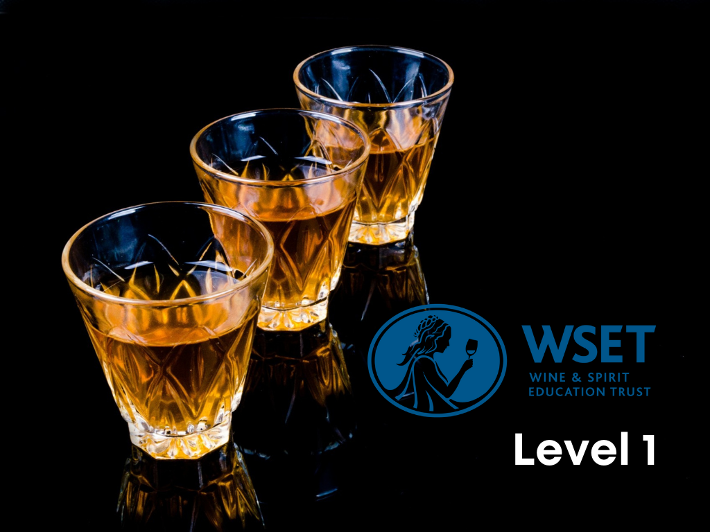 WSET Level 1 Spirits; certified spirits specialist