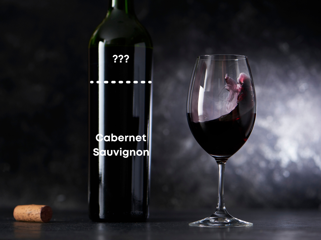 cabernet sauvignon bottle and glass