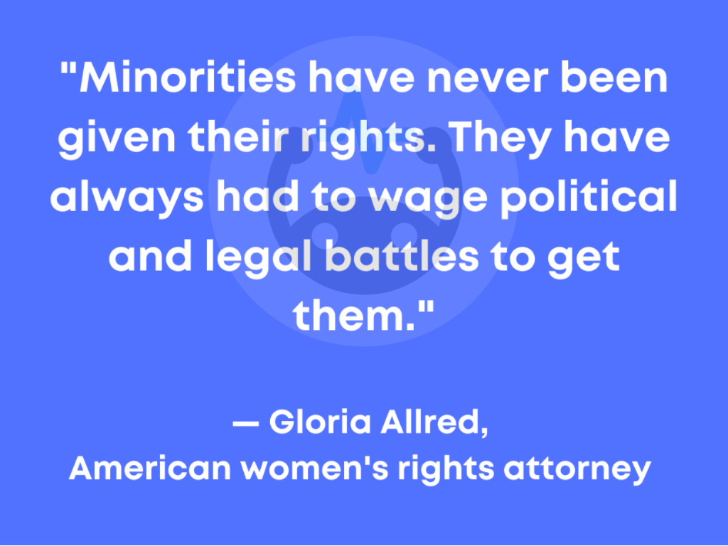Gloria Allred Quote; female attorney