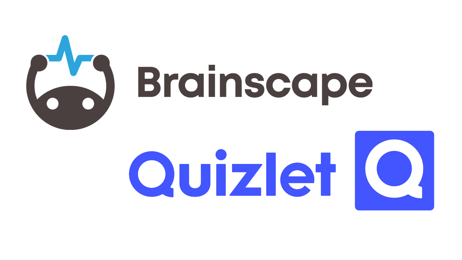 Brainscape and Quizlet flashcard apps