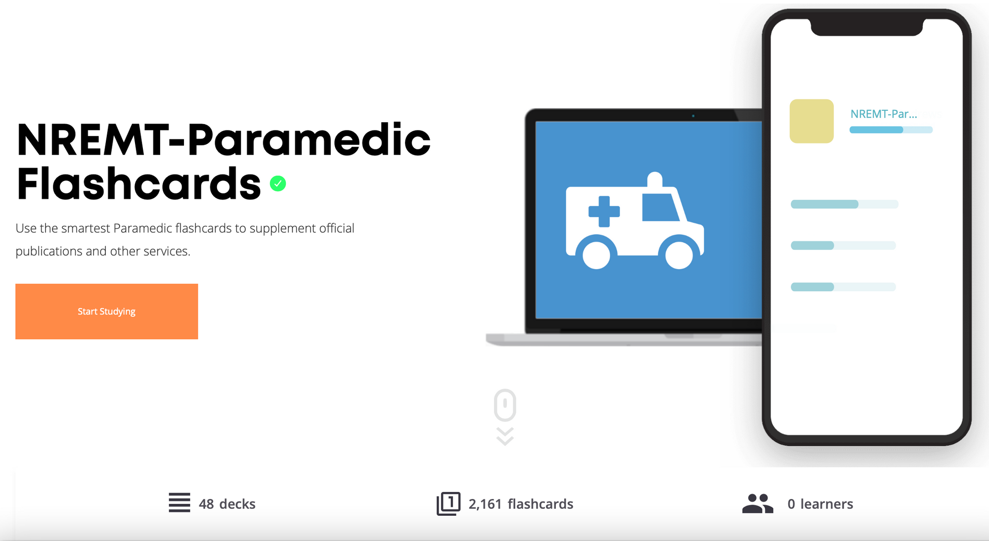 Brainscape's paramedic flashcards