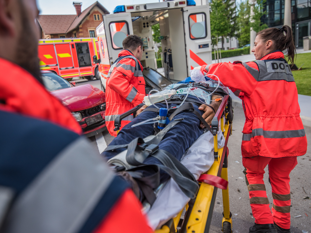 Paramedic team saving lives