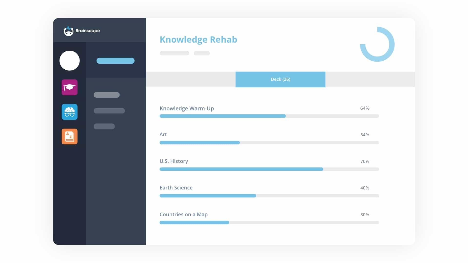 Brainscape general knowledge flashcards