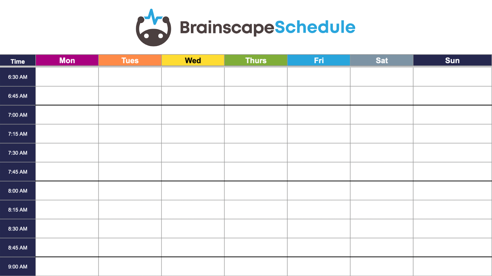 Free editable study planner templates in google sheets